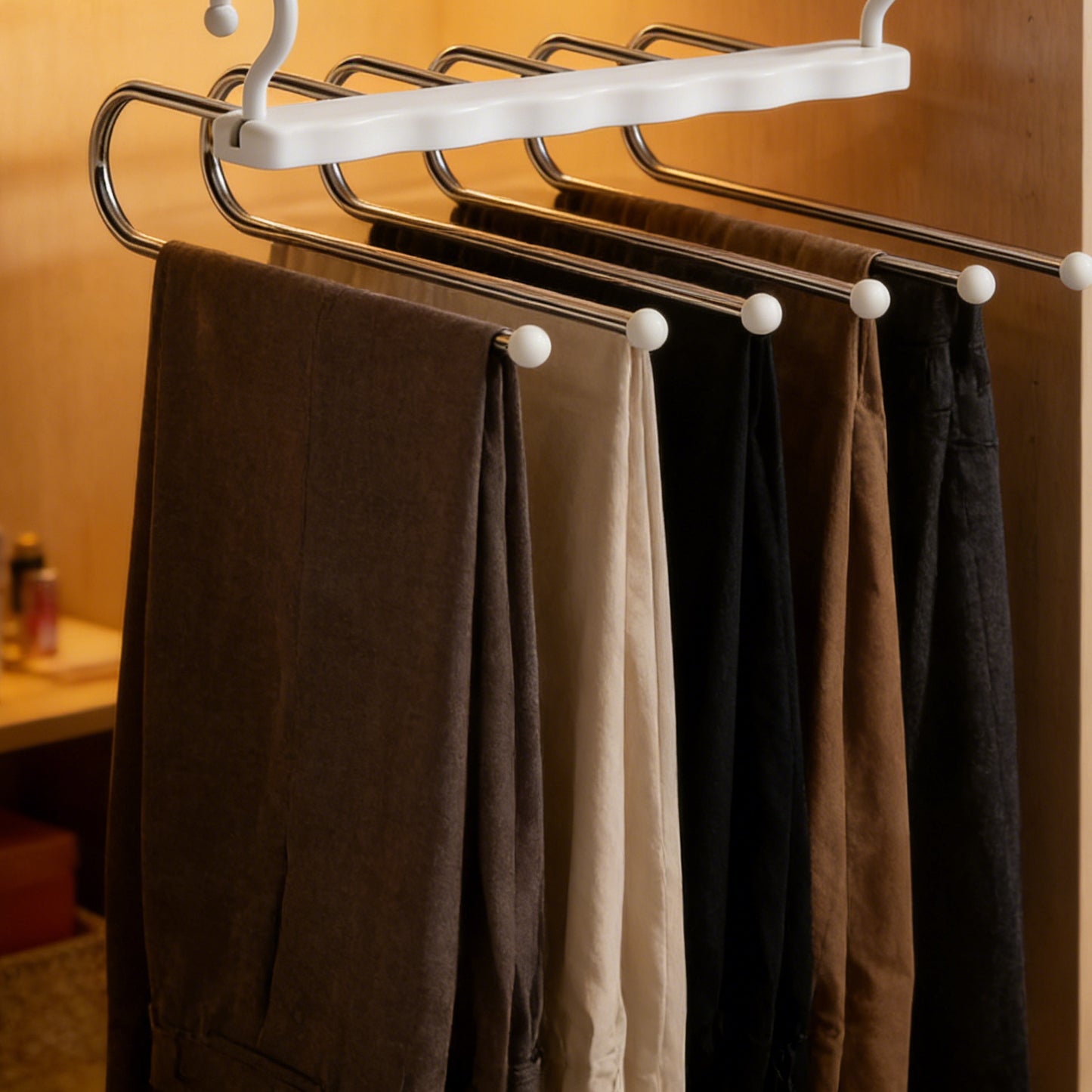 Multi-Functional Folding Pants Rack