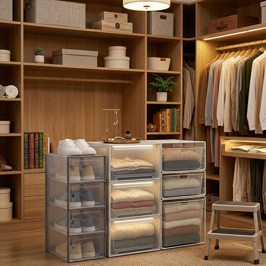 Multi-functional Stackable Shoe Organizer