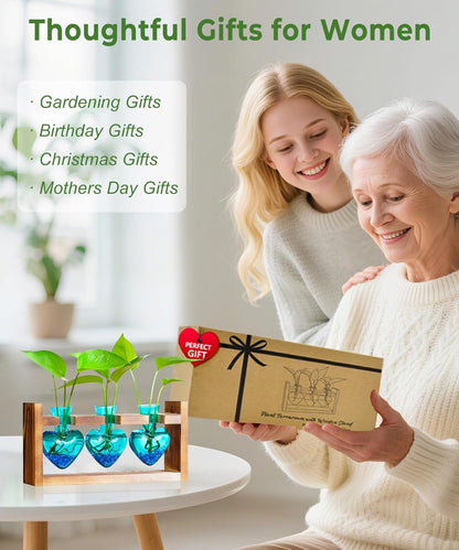 Magnetic Bud Vase Set – Mini Glass Fridge Magnets for Fresh Flowers