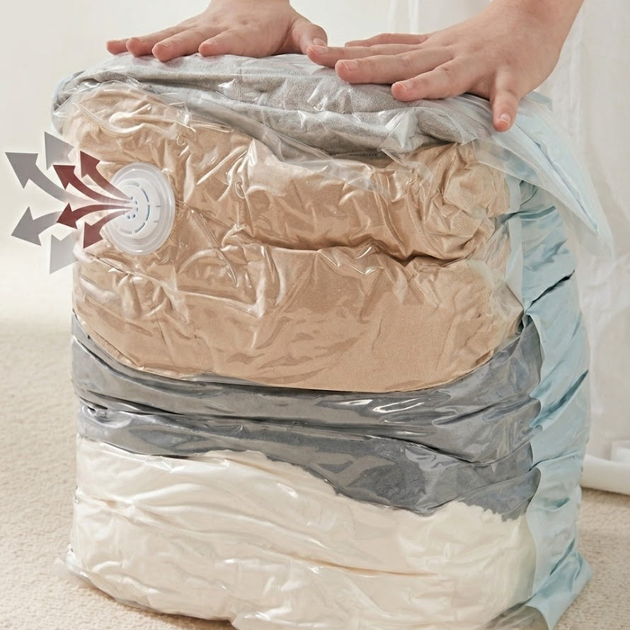 No-Pump Vacuum Storage Bag